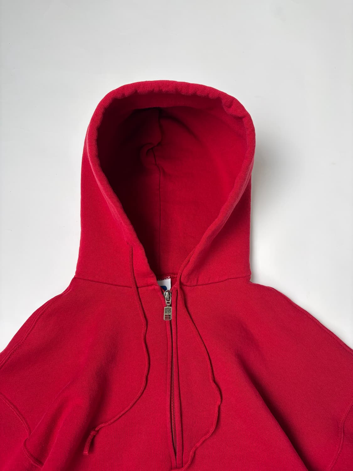 90s Russell Zip Up Hoodie (red) 상품이미지6