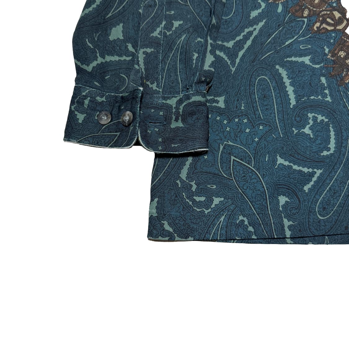 Sozi 소지 일본 빈티지 페이즐리 셔츠 상품이미지3