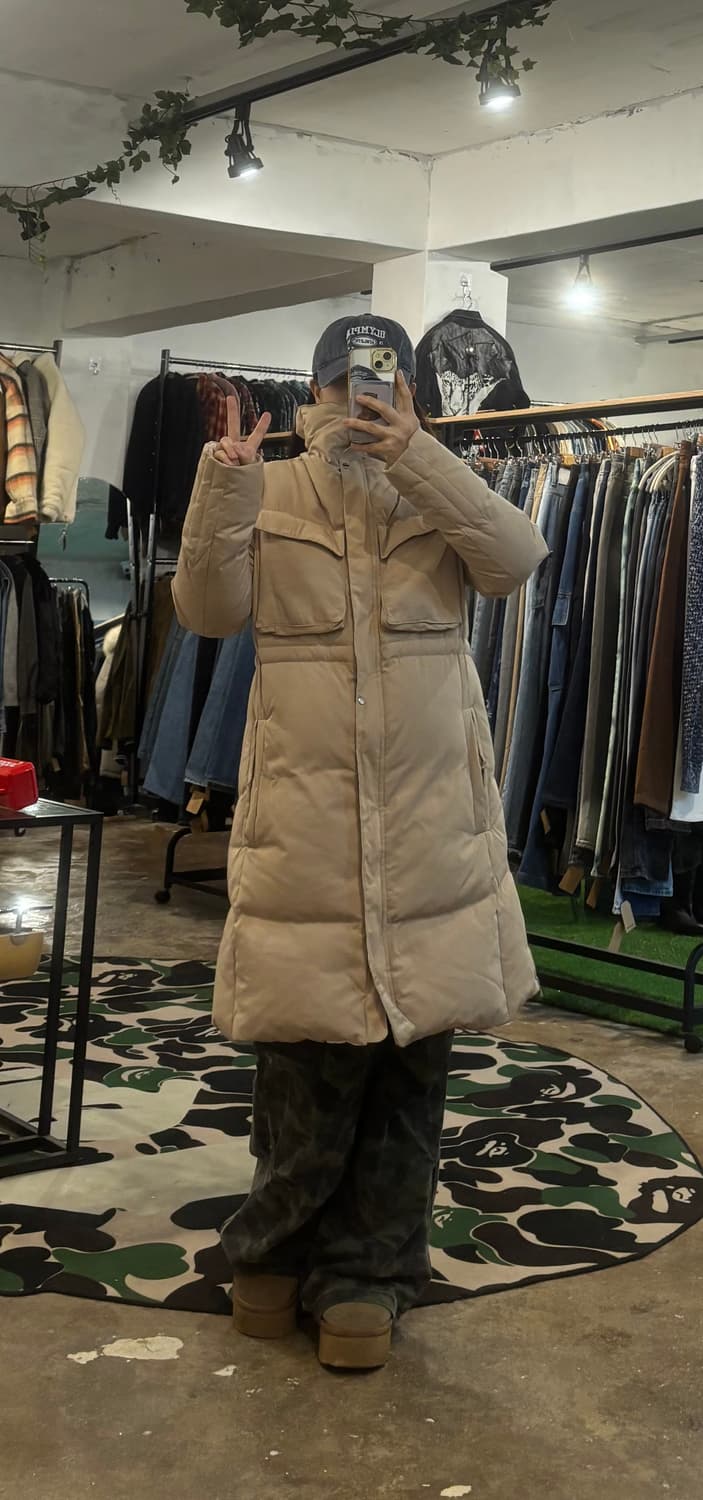 Excusez-moi 이탈리아 덕다운 패딩 코트 상품이미지5