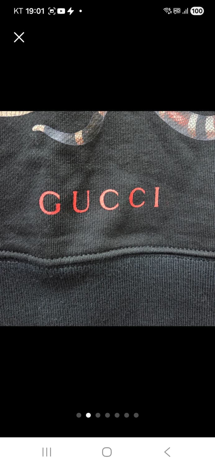 구찌 스네이크 맨투맨 남.녀.공용 상품이미지2