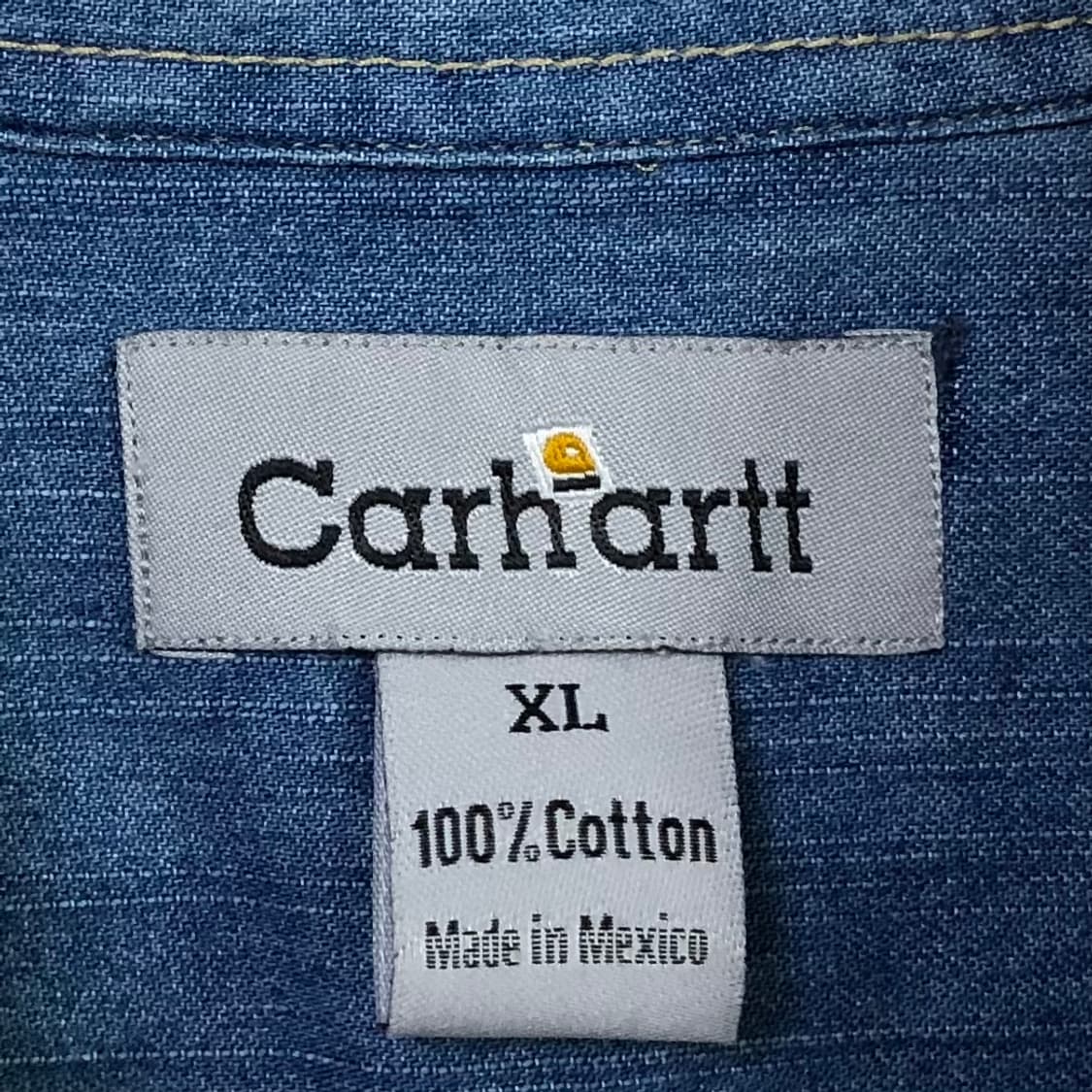 XL 칼하트 데님 셔츠 상품이미지3