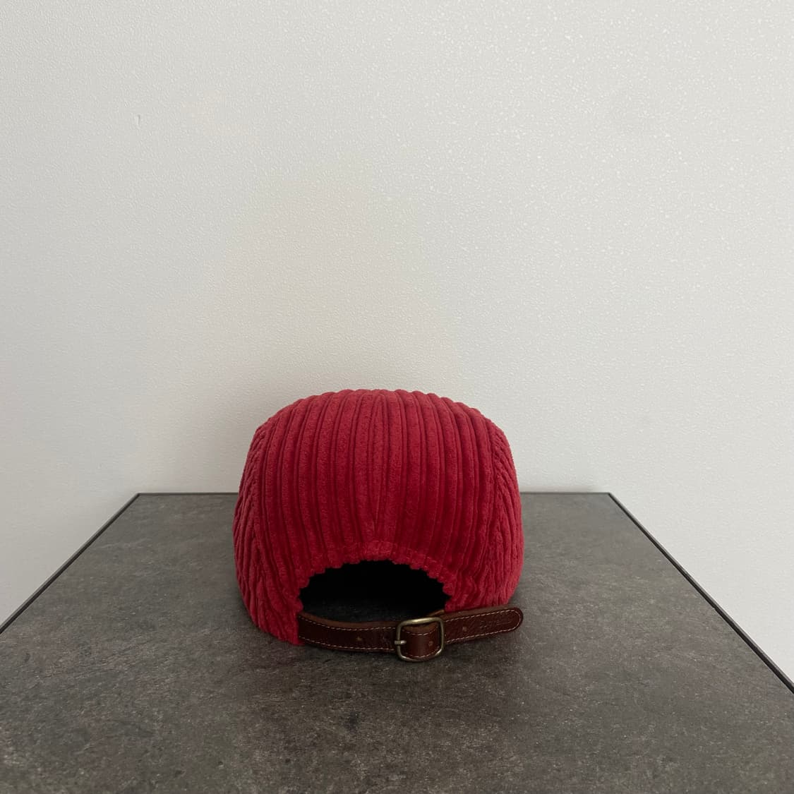 (OS) 슈프림 박스로고 캠프캡 모자 코듀로이 레드 상품이미지4