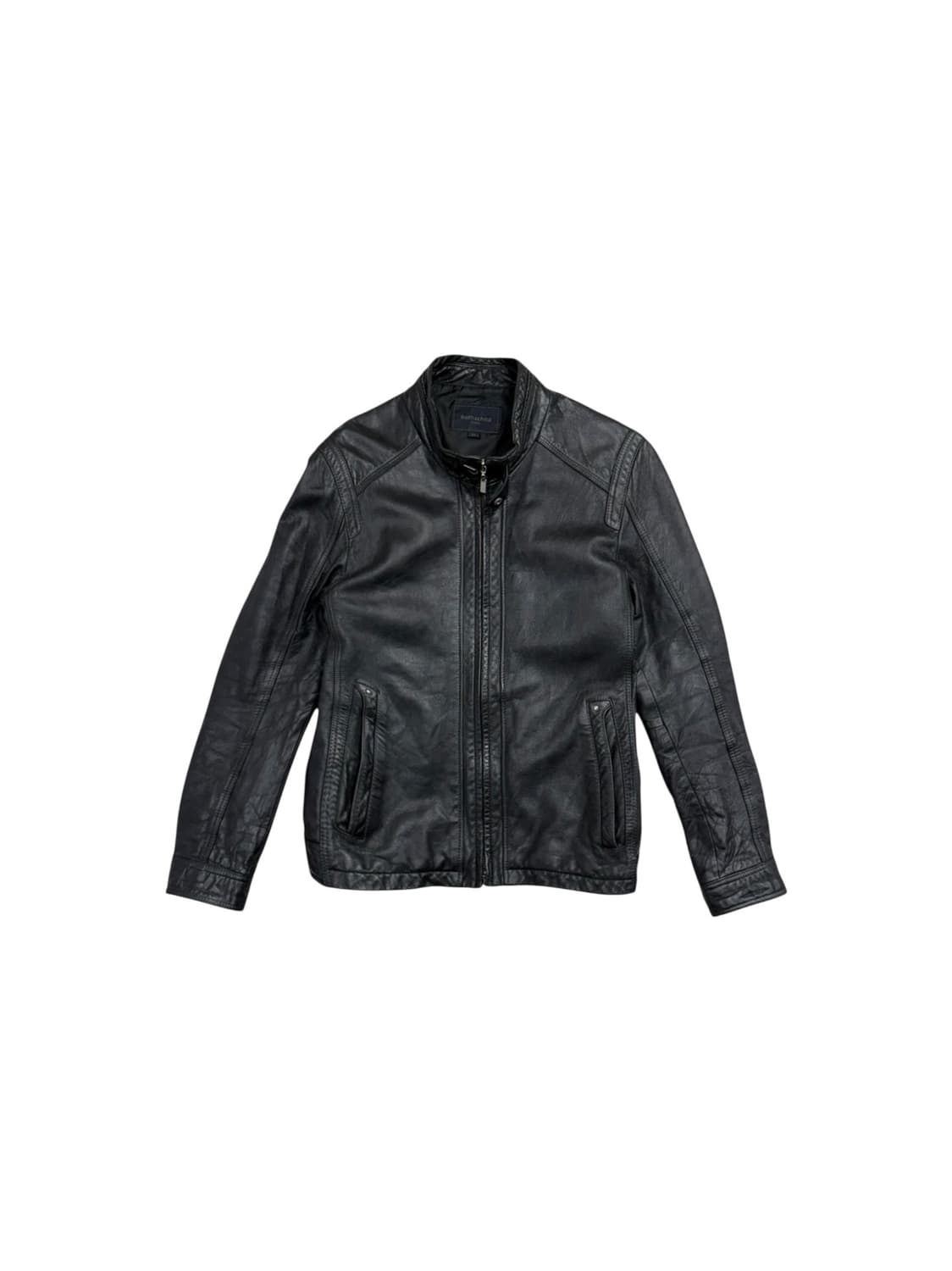 로스차일드 이태리 가죽 자켓 블랙 상품이미지1
