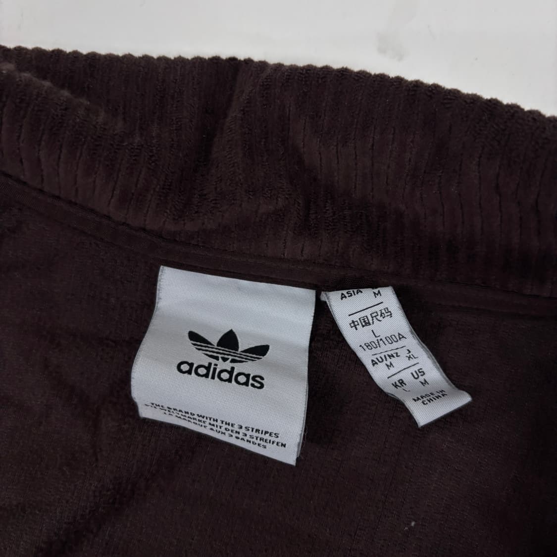 아디다스 브라운 코듀로이 트랙탑 상품이미지7