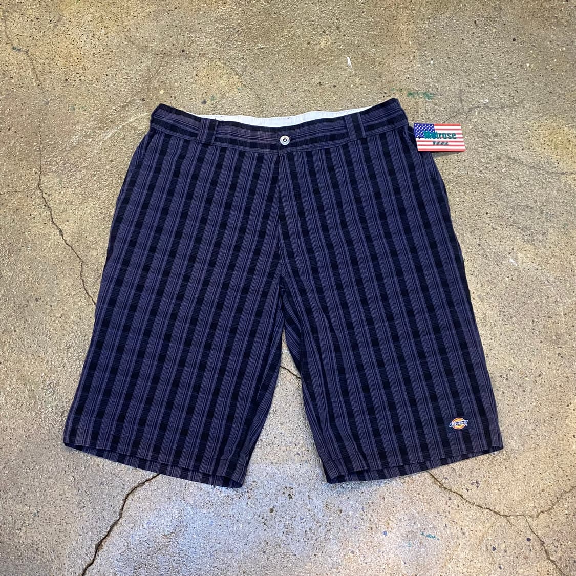 미국 빈티지 디키즈 체크 워크팬츠 반바지 상품이미지1