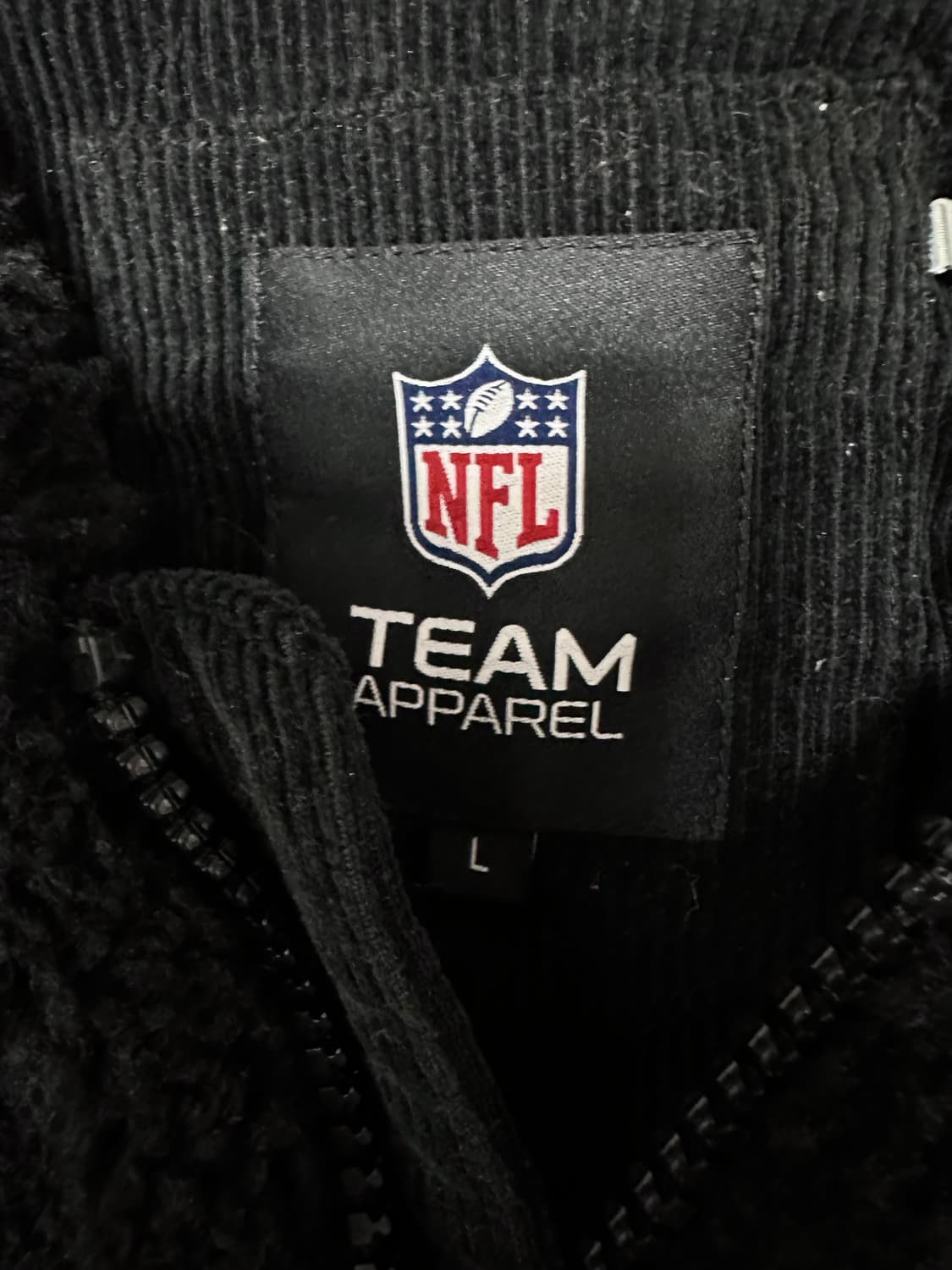 NFL 블랙 후드 플리스 자켓 상품이미지6