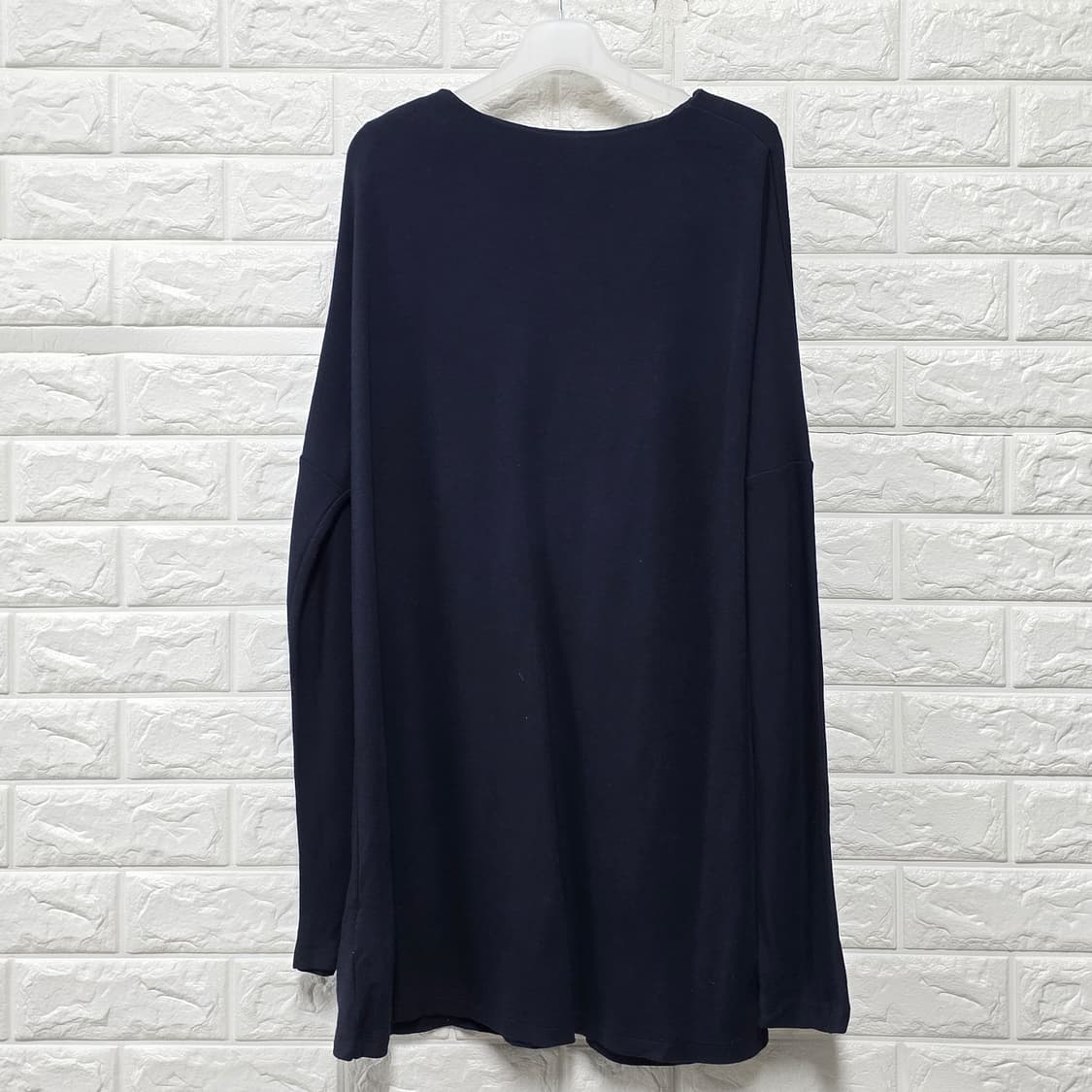 코스 COS 네이비 랩 디자인 롱 슬리브 M 상품이미지4