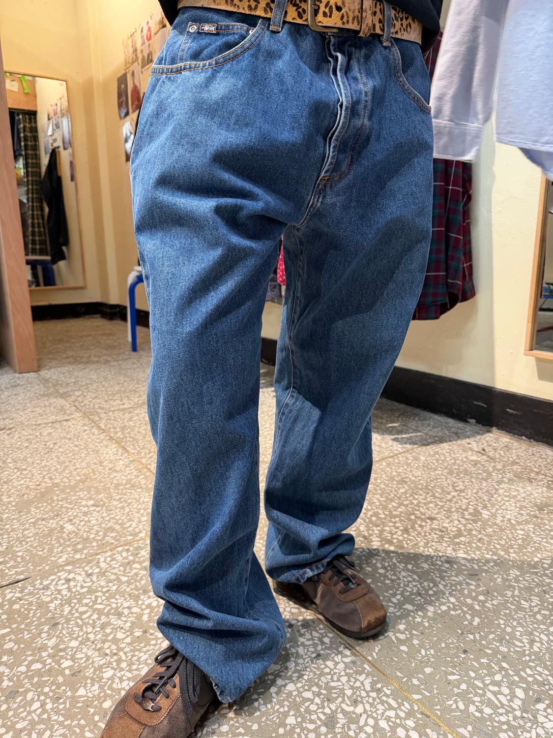 90s 올드 스투시 데님 팬츠 상품이미지4