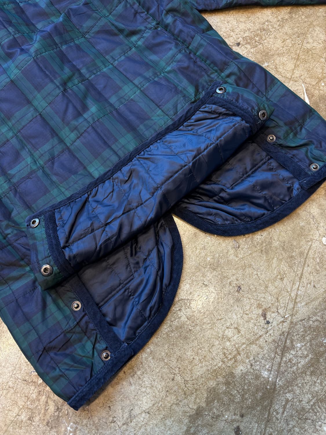 컬럼비아 카라 코듀로이 타탄 체크 자켓 상품이미지5