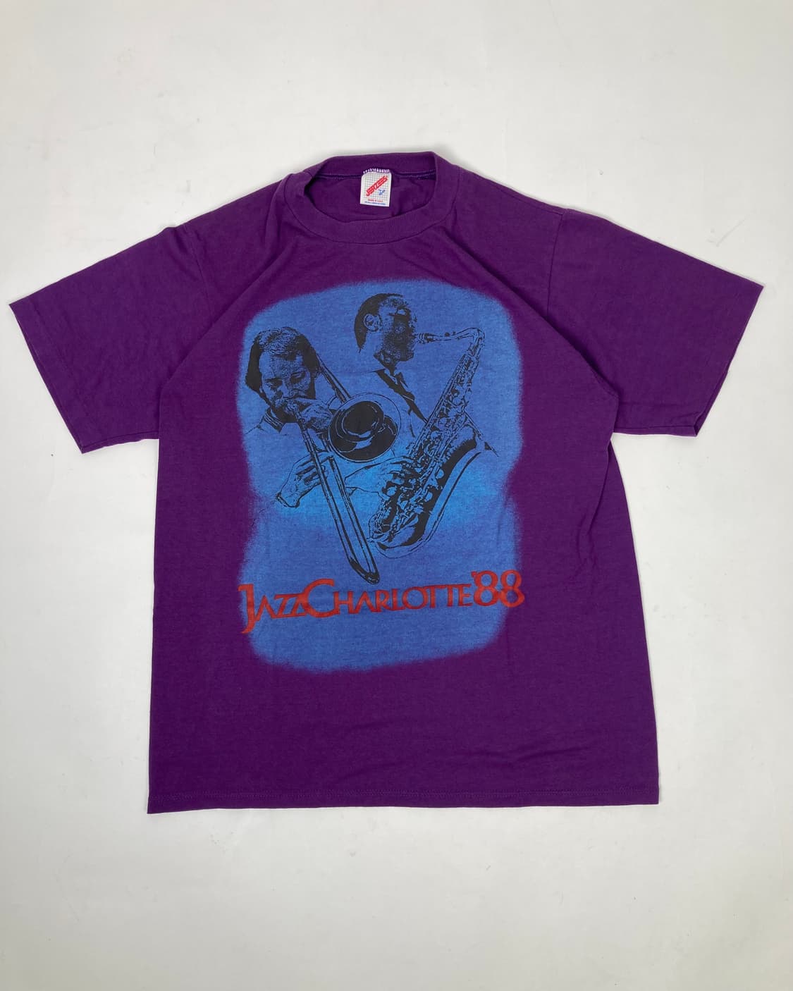 80s Single/Double Stitched Tee (purple) 상품이미지1