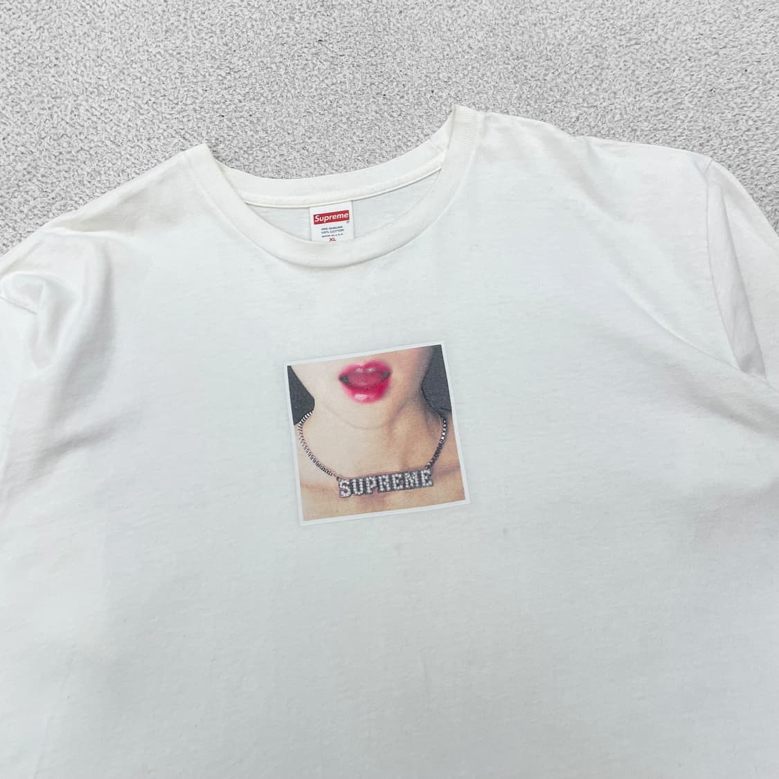 슈프림 Supreme 립 그래픽 반팔티 화이트 상품이미지2