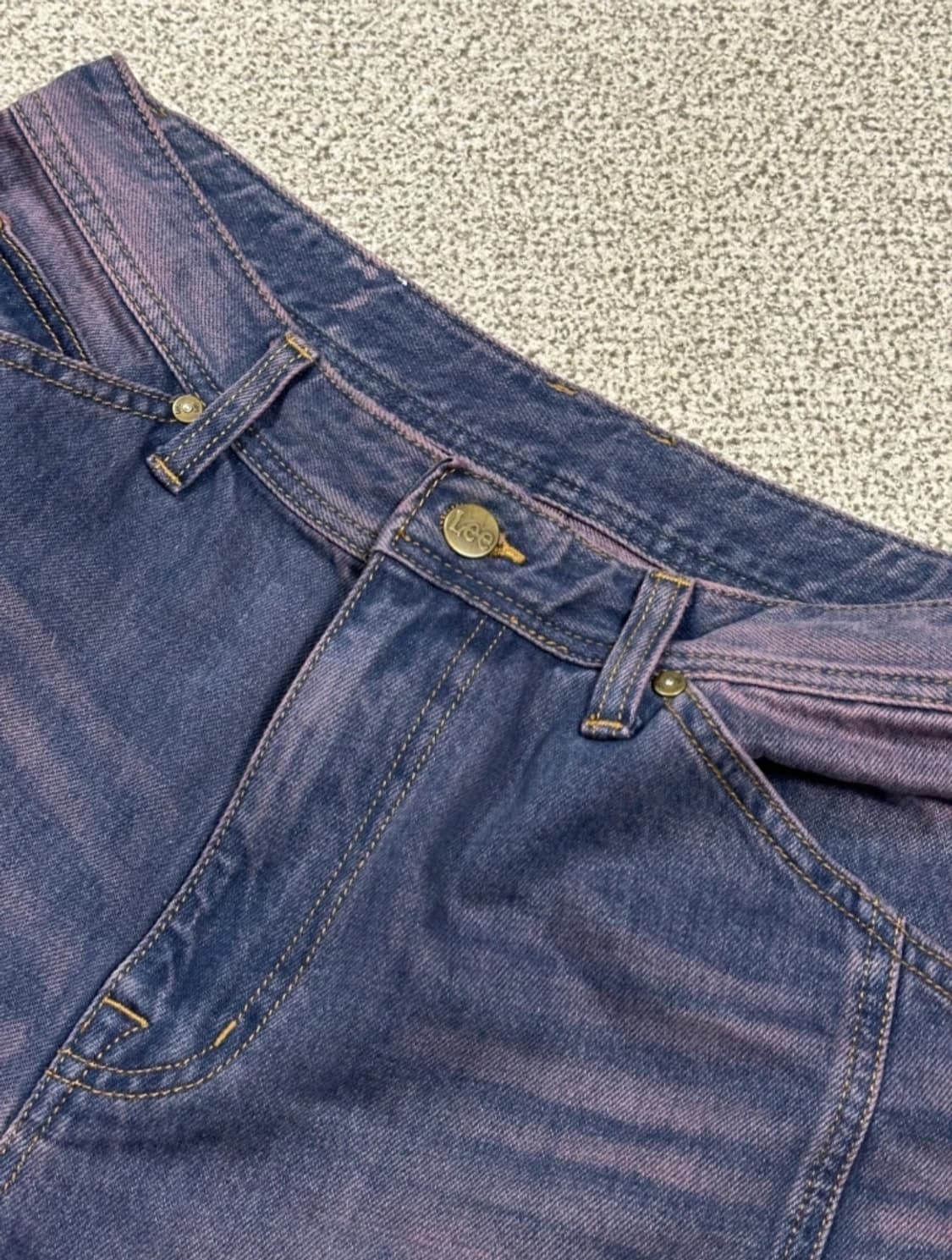 Fallet x lee 워시드 데님팬츠 라지사이즈 상품이미지5