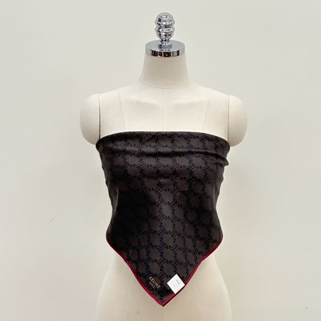 (새상품) celine / 셀린느 실크혼방 쁘띠스카프 상품이미지7