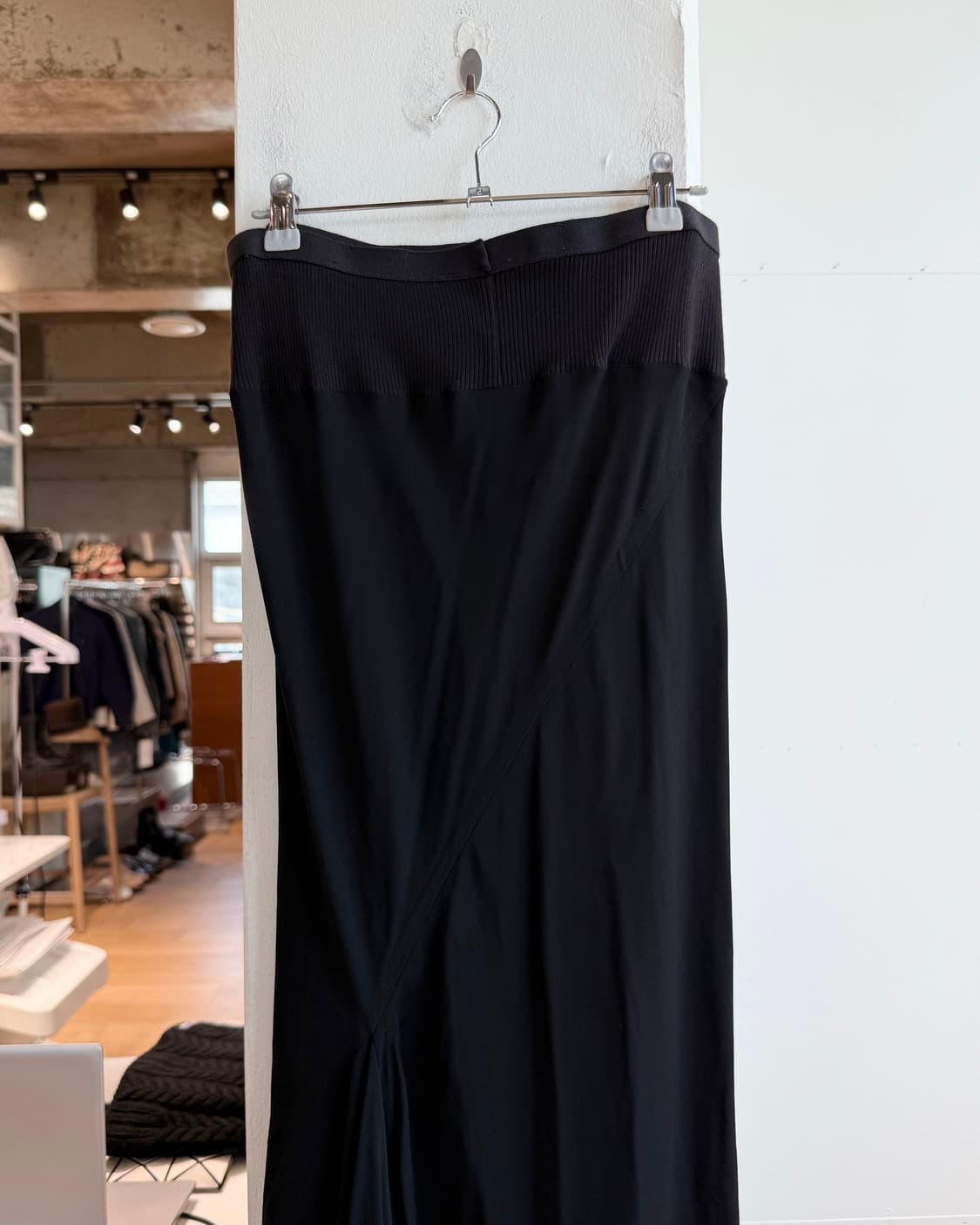 릭 오웬스 16ss 블랙 셔링 롱 스커트  상품이미지6