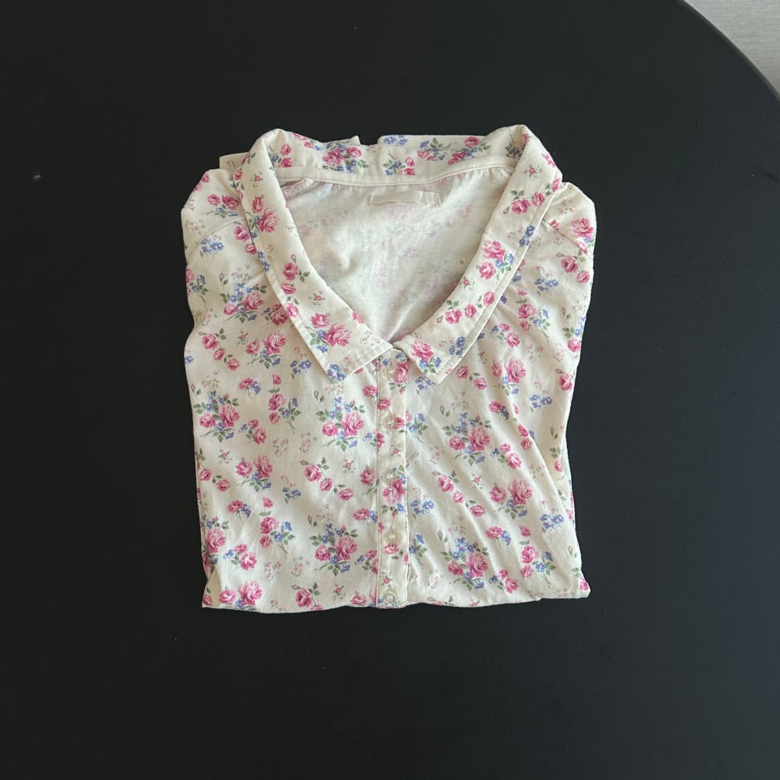 vintage floral collared shirt 상품이미지4