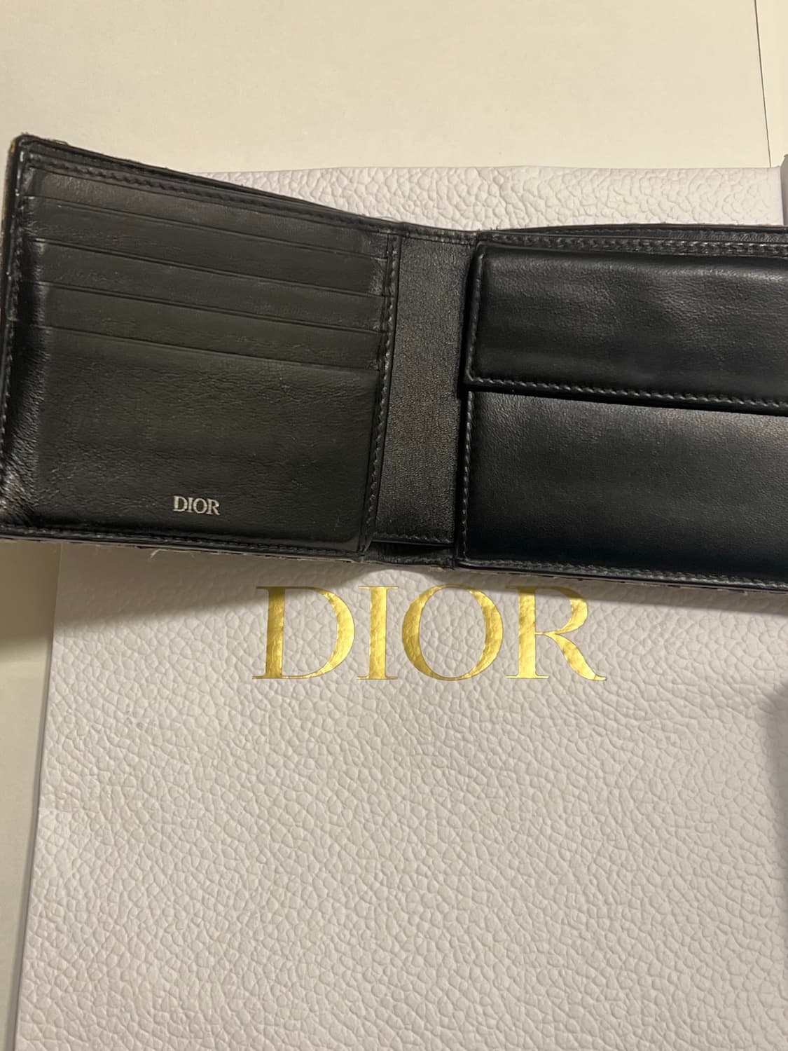 디올 오블리크 반지갑 풀박스 상품이미지3