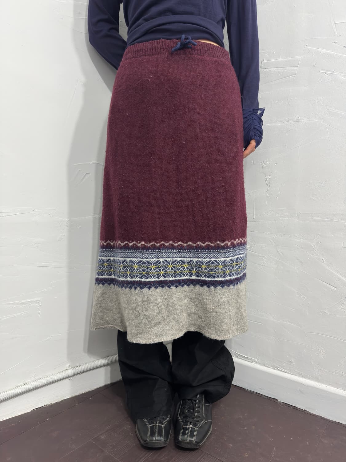 cube sugar knit skirt 상품이미지1