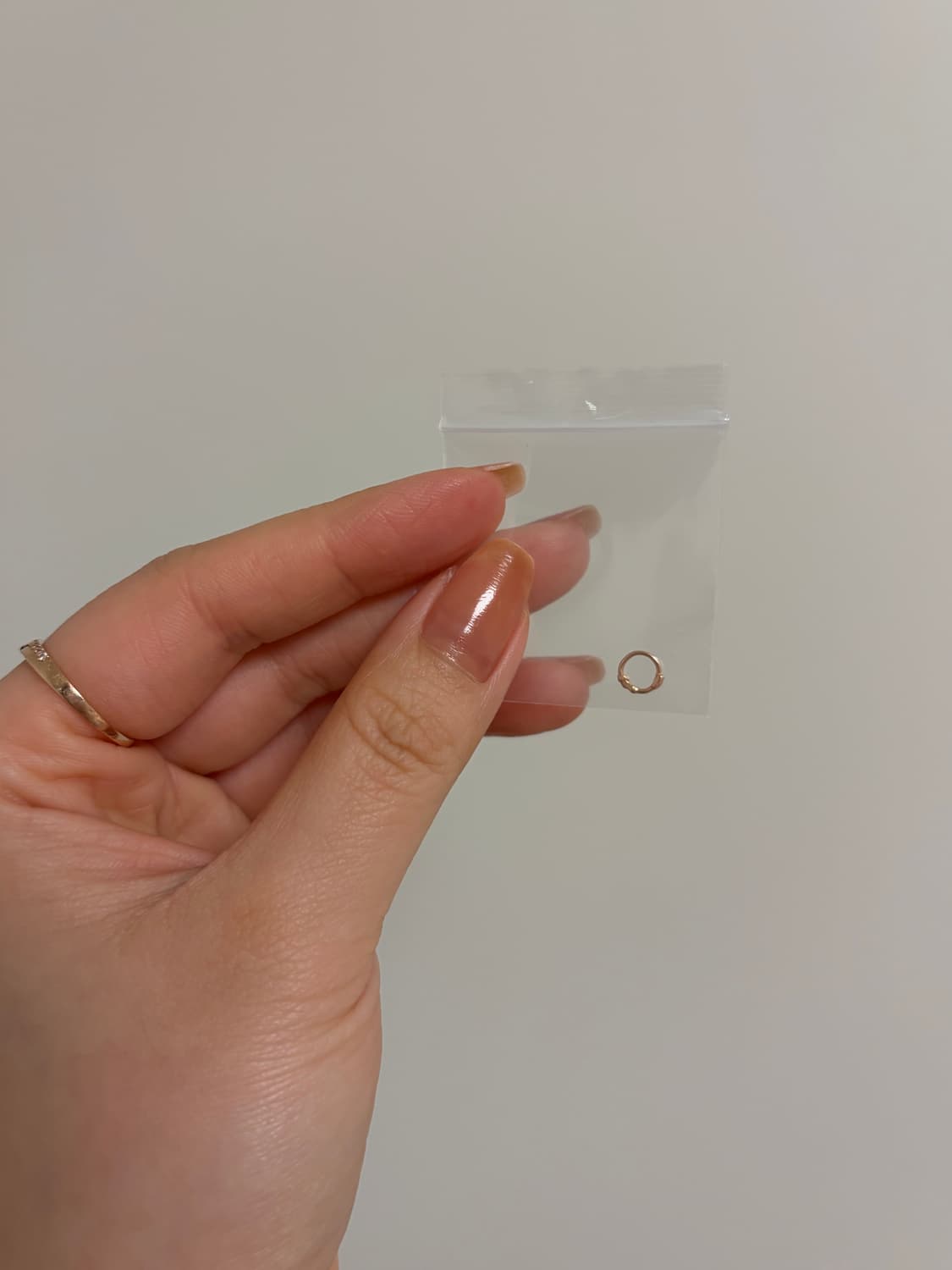 10k 로즈골드 원터치 귀걸이 피어싱 (새제품) 상품이미지3