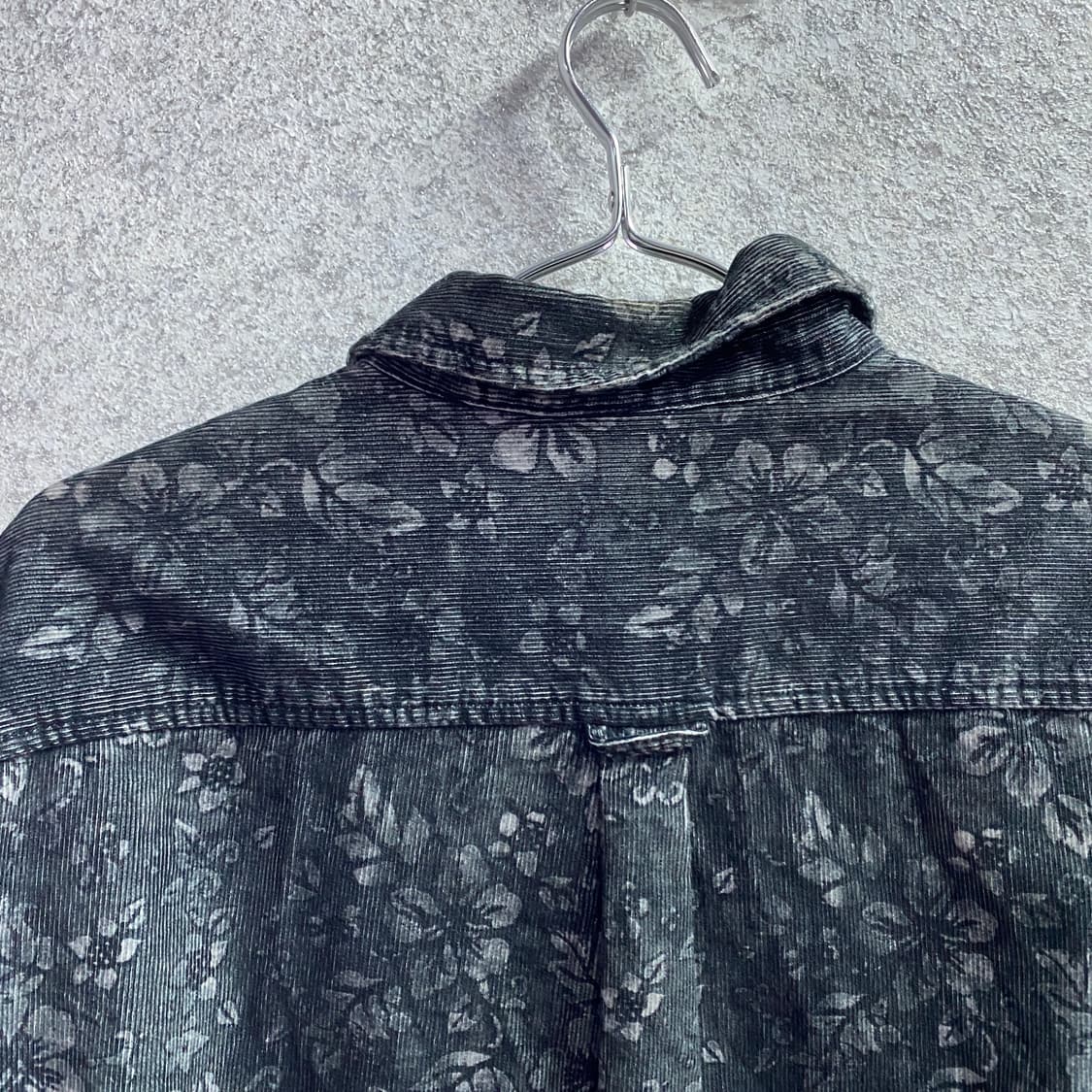 디스이즈네버댓 플로럴 코듀로이 블랙셔츠 B4227 상품이미지6