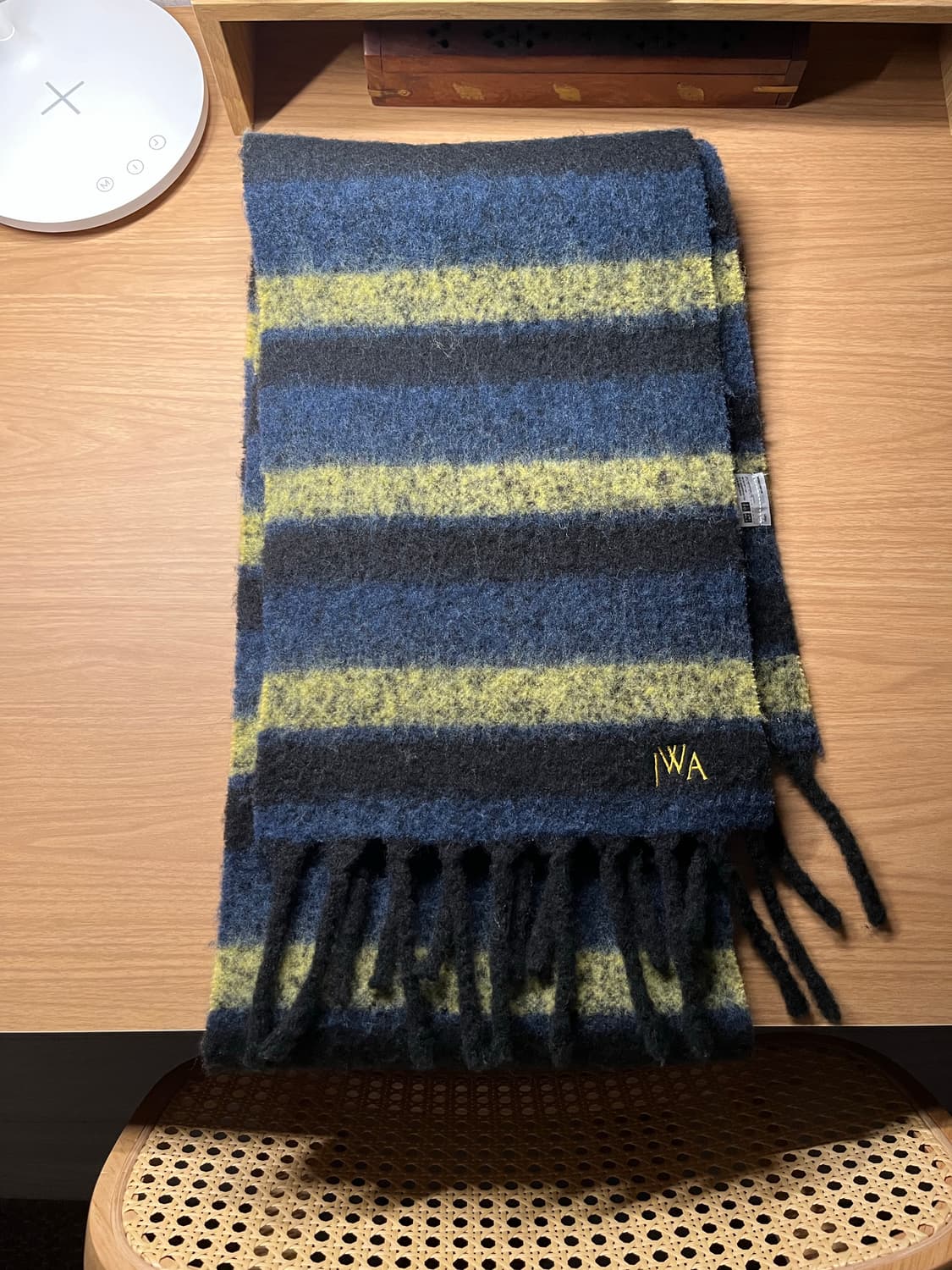 Uniqlo x JW Anderson Striped Scarf Blue 상품이미지2