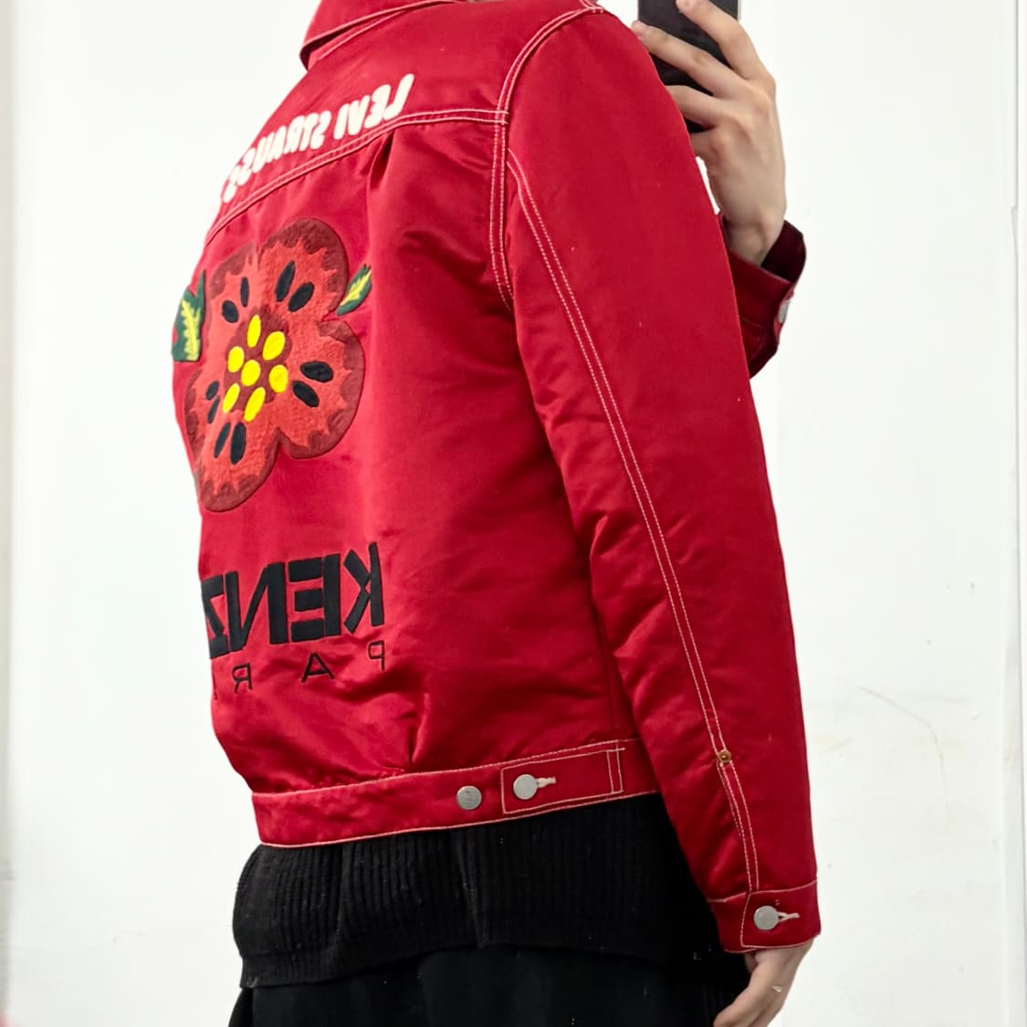 리바이스 X 겐조 타입2 사틴 트러커 자켓 상품이미지4