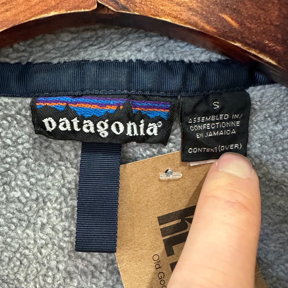 90‘s 파타고니아 신칠라 스냅티 ’그레이/블루‘ 상품이미지5