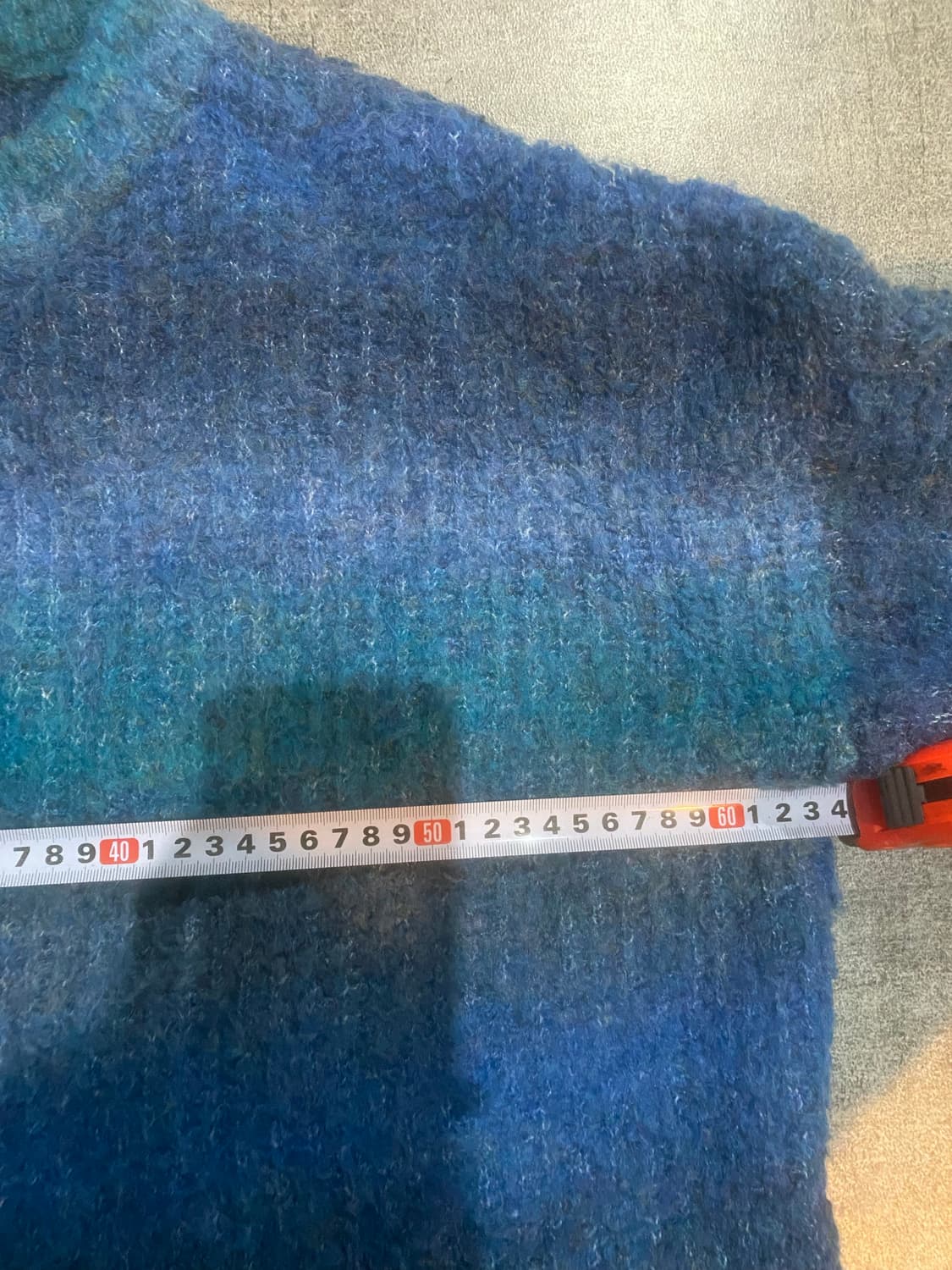 일본 Dazyless 올드스쿨아메카지 혁오풍 그라데이션 니트스웨터 상품이미지2