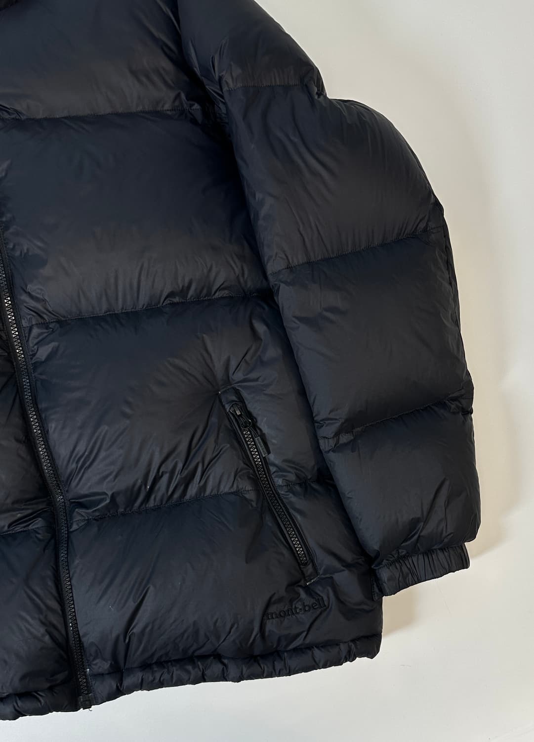 몽벨 덕다운 푸퍼 패딩 블랙 XL 상품이미지2