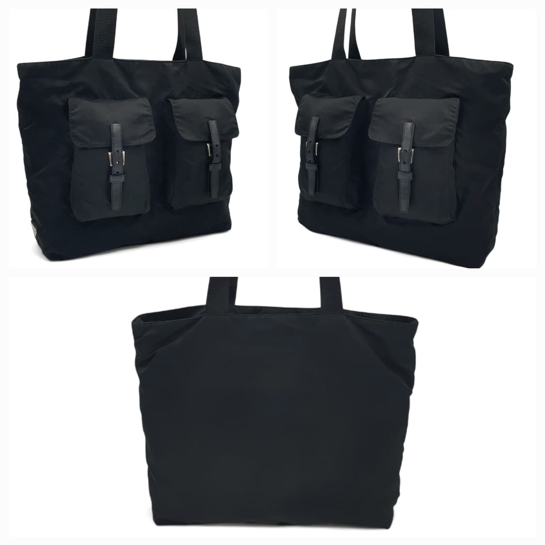 프라다 삼각로고 리나일론 투포켓 숄더백 쇼퍼백 상품이미지2