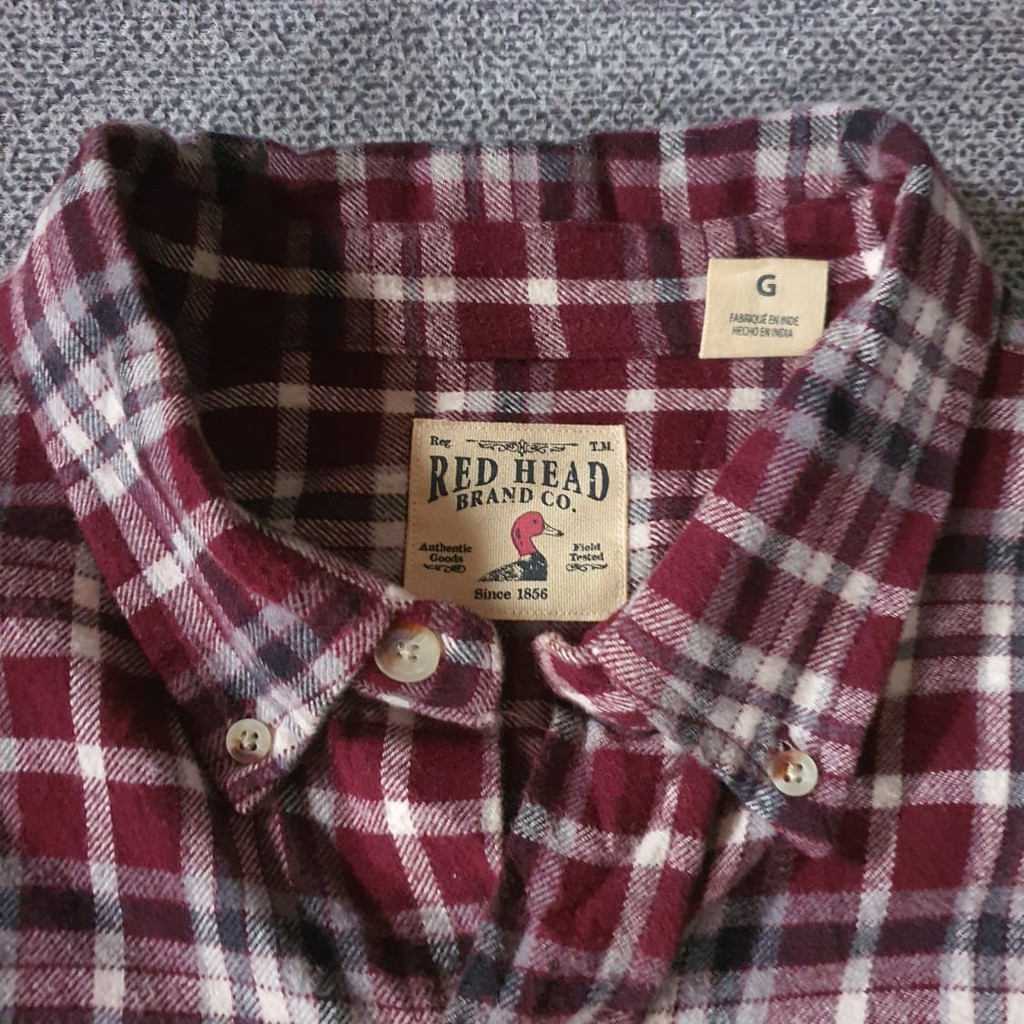 미국 수입 플란넬 체크 셔츠 no.9 상품이미지3