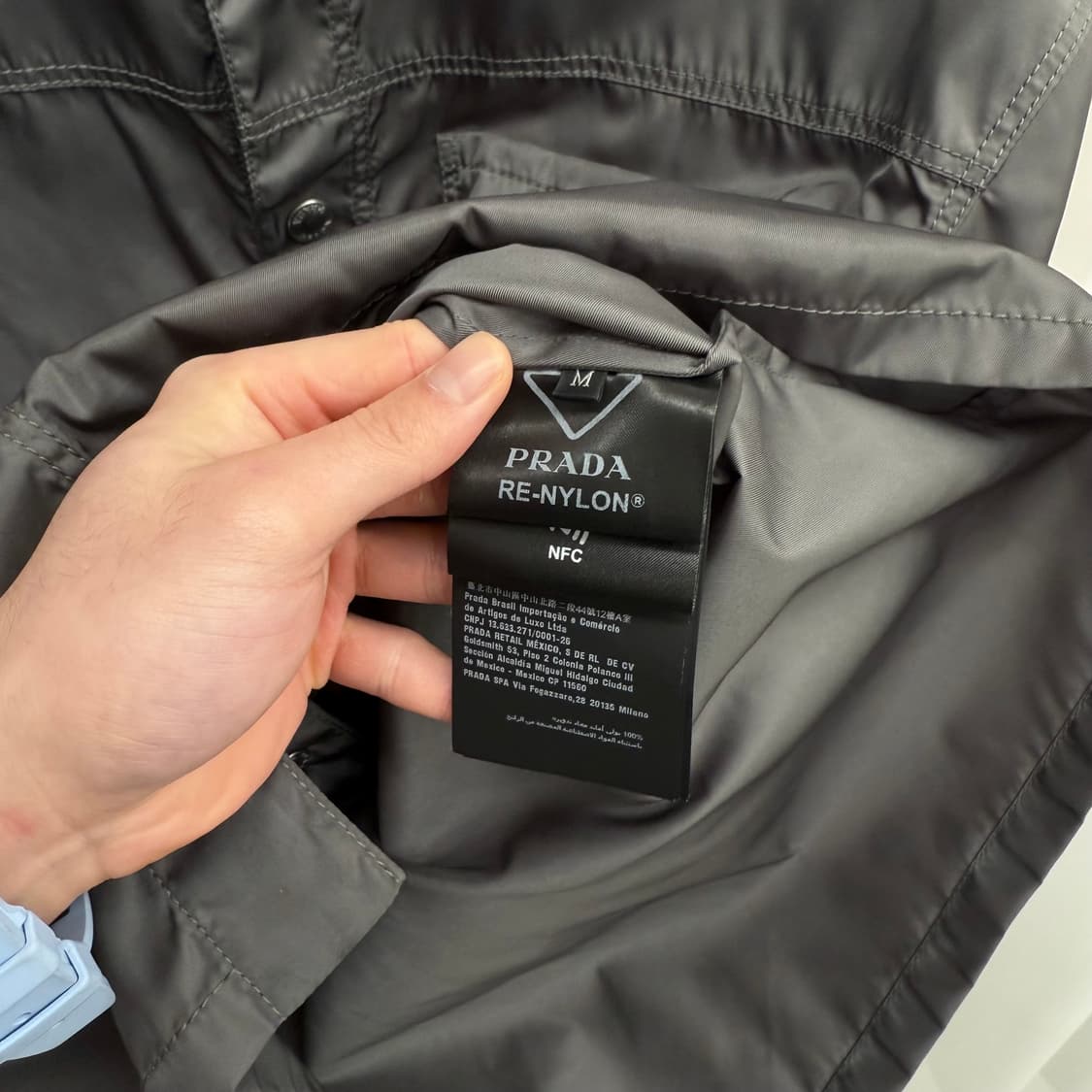 [NFC 신형/M] 프라다 리나일론 셔츠 자켓 상품이미지5