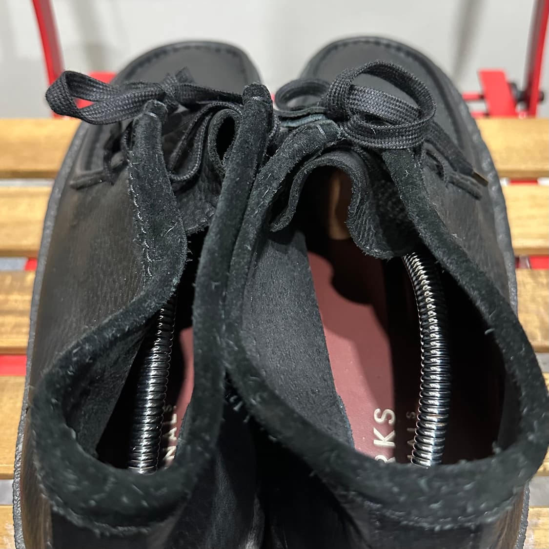 290) 클락스 부츠 남성 남자 부츠 왈라비 컵 블랙 레더  상품이미지5