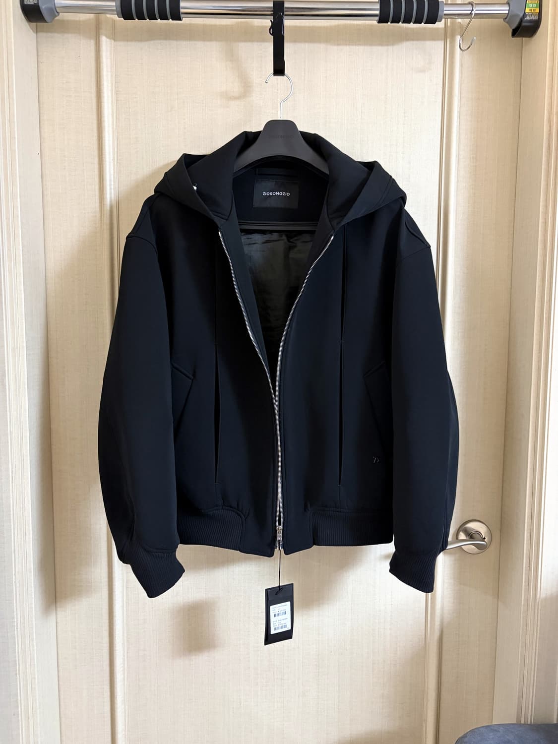 지오송지오 25FW 네오프렌 후드 집업 점퍼 100 상품이미지3