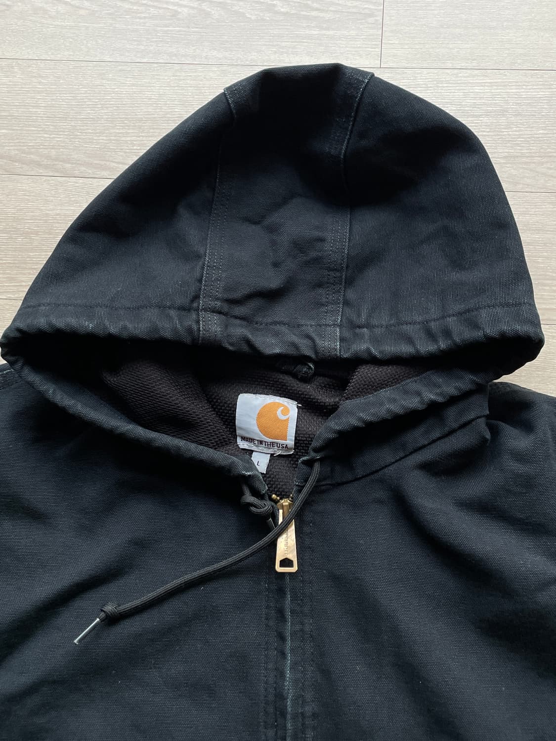 칼하트 j131 BLK 블랙 액티브 자켓 샌드스톤 carhart 상품이미지3