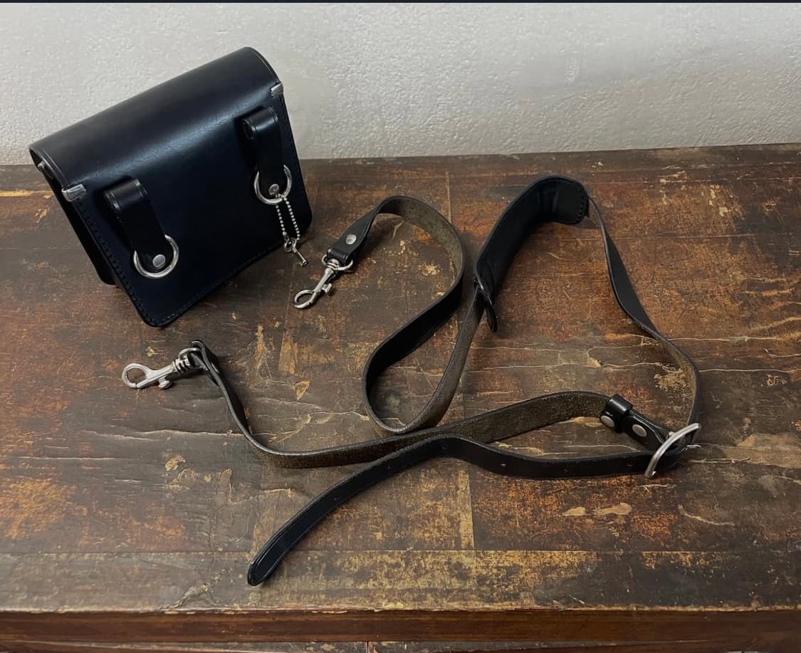 2000s CommedesGarcons mini leather bag 상품이미지2