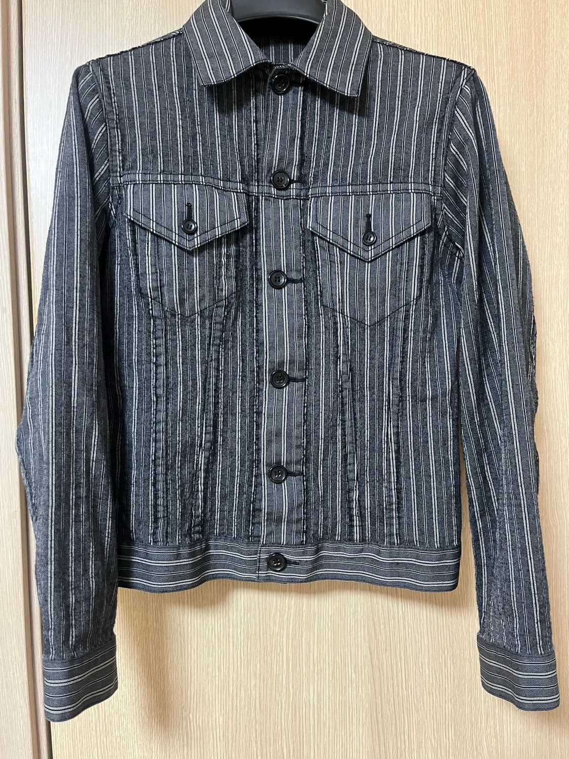 꼼데가르송 옴므 스트라이프 트러커 자켓 상품이미지2