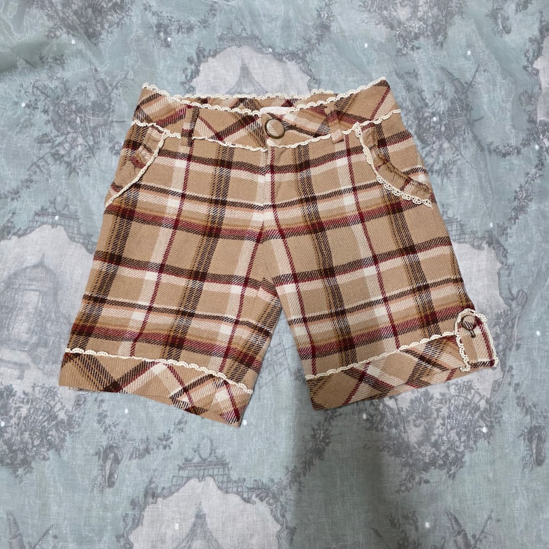 리즈리사 리본 라떼갸루 리본 반바지 갸루일브히메갸루 상품이미지2