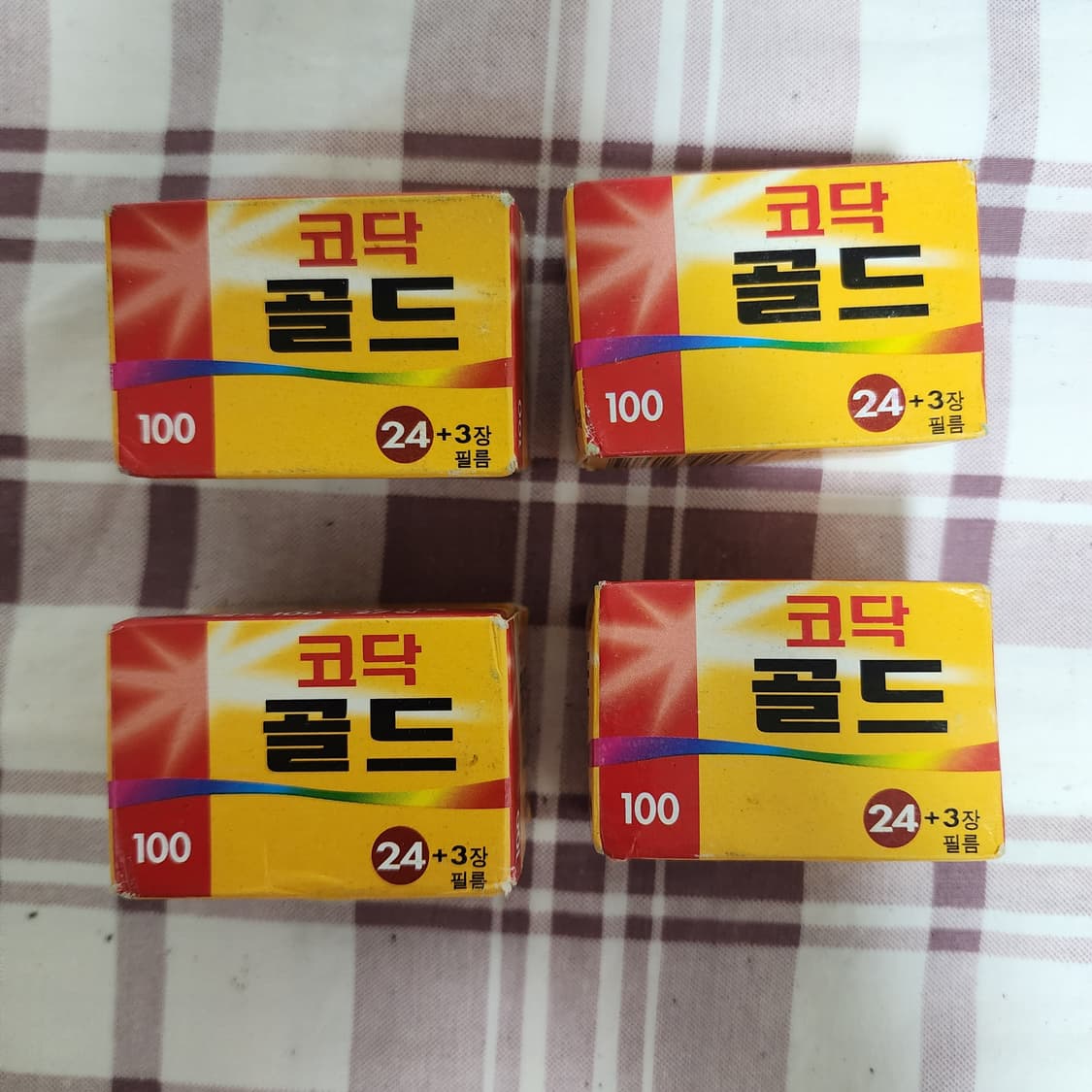 유통기한 지난 코닥 골드 100 필름 4개 일괄판매 상품이미지1
