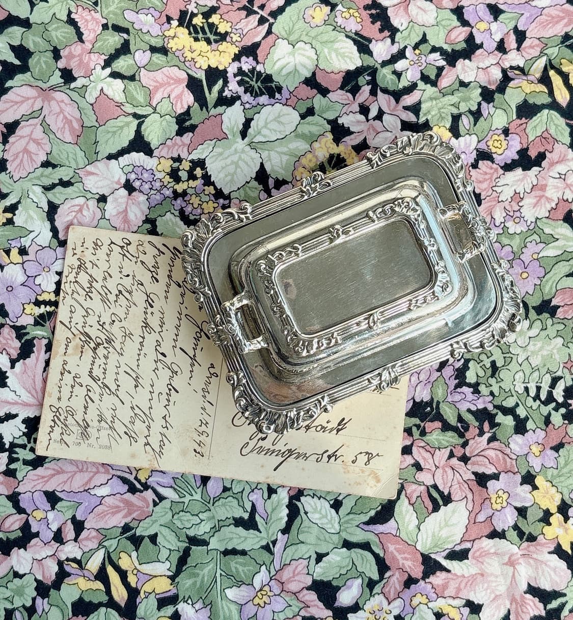 [Rare]영국 앤틱 실버플레이트 미니 버터돔 상품이미지2