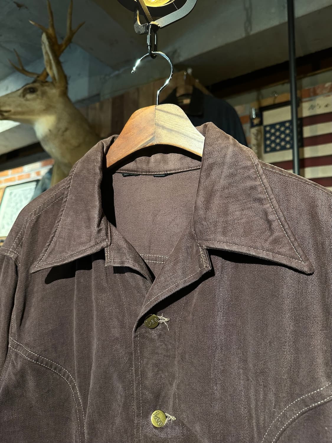 70s USA LEE Moleskin Western Jacket 상품이미지5
