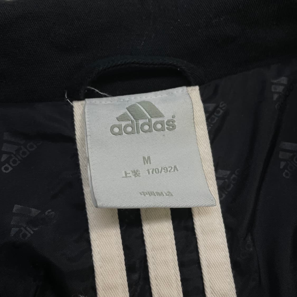 아디다스 올드스쿨 3s 트랙 코튼 자켓 블랙 상품이미지3