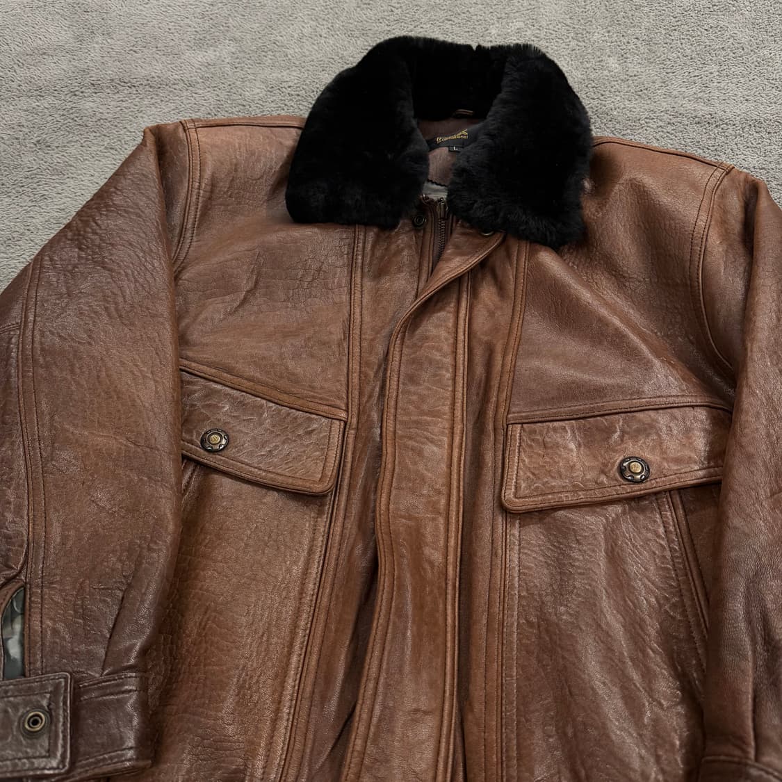 [ L ] 빈티지 G-1 양가죽 레더 가죽 자켓 상품이미지1