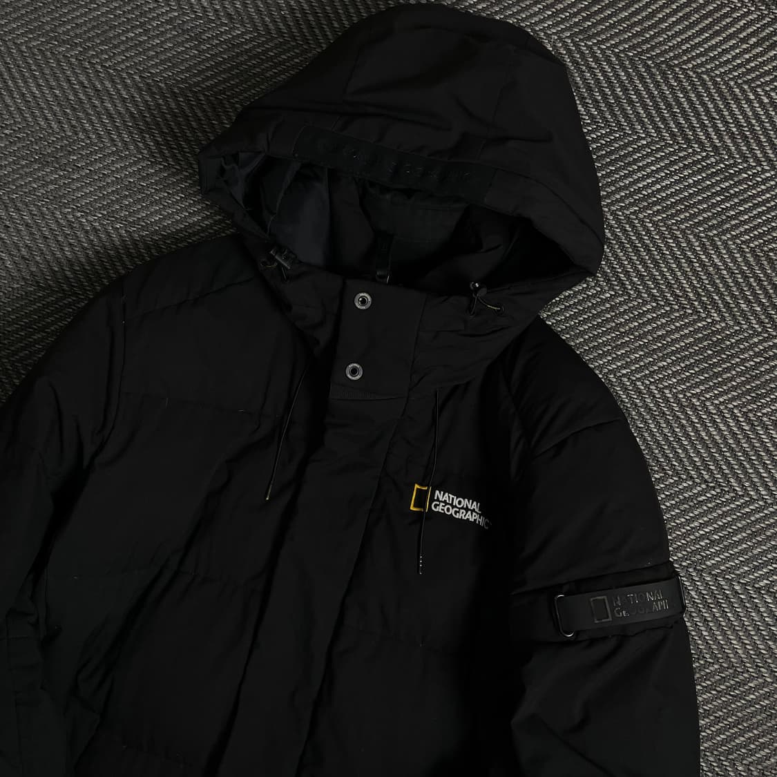 내셔널지오그래픽 유틸리티 롱패딩 블랙o 4790 상품이미지7