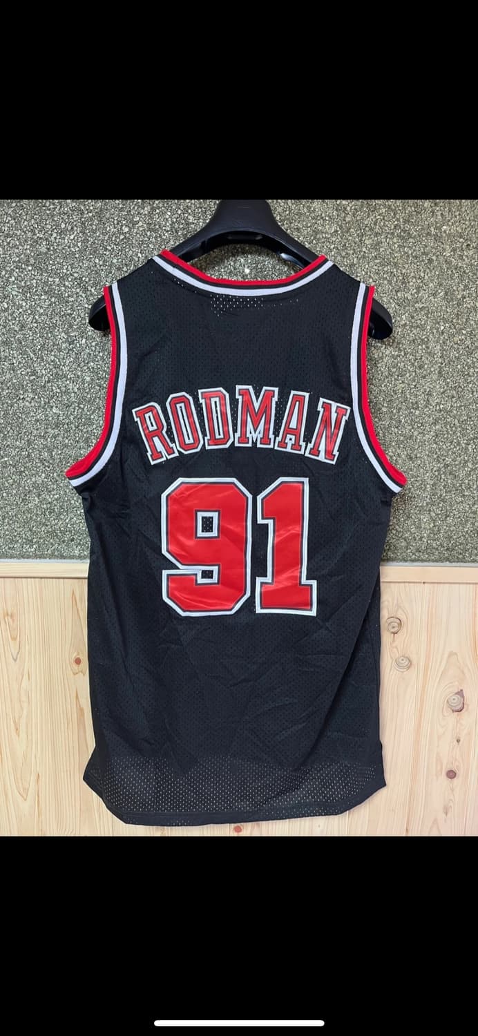 (새상품) Mitchell & Ness 시카고 불스 조던/로드먼 져지 상품이미지5