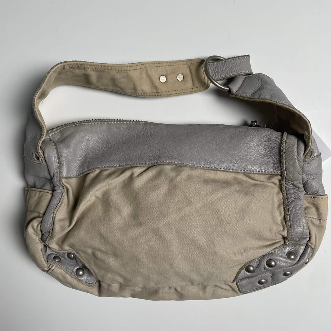 Regalo 레더 코튼 레이어드 숄더백 상품이미지6