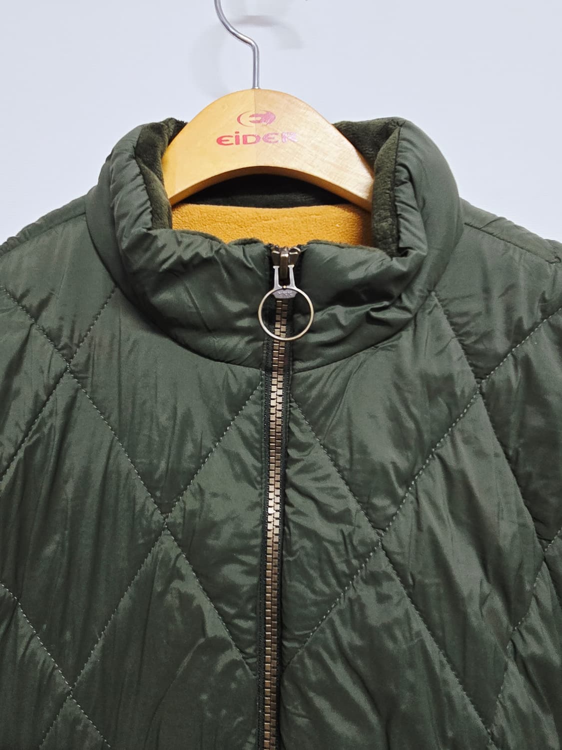 아이더 엘더 퀼팅 자켓 그린 점퍼 상품이미지2