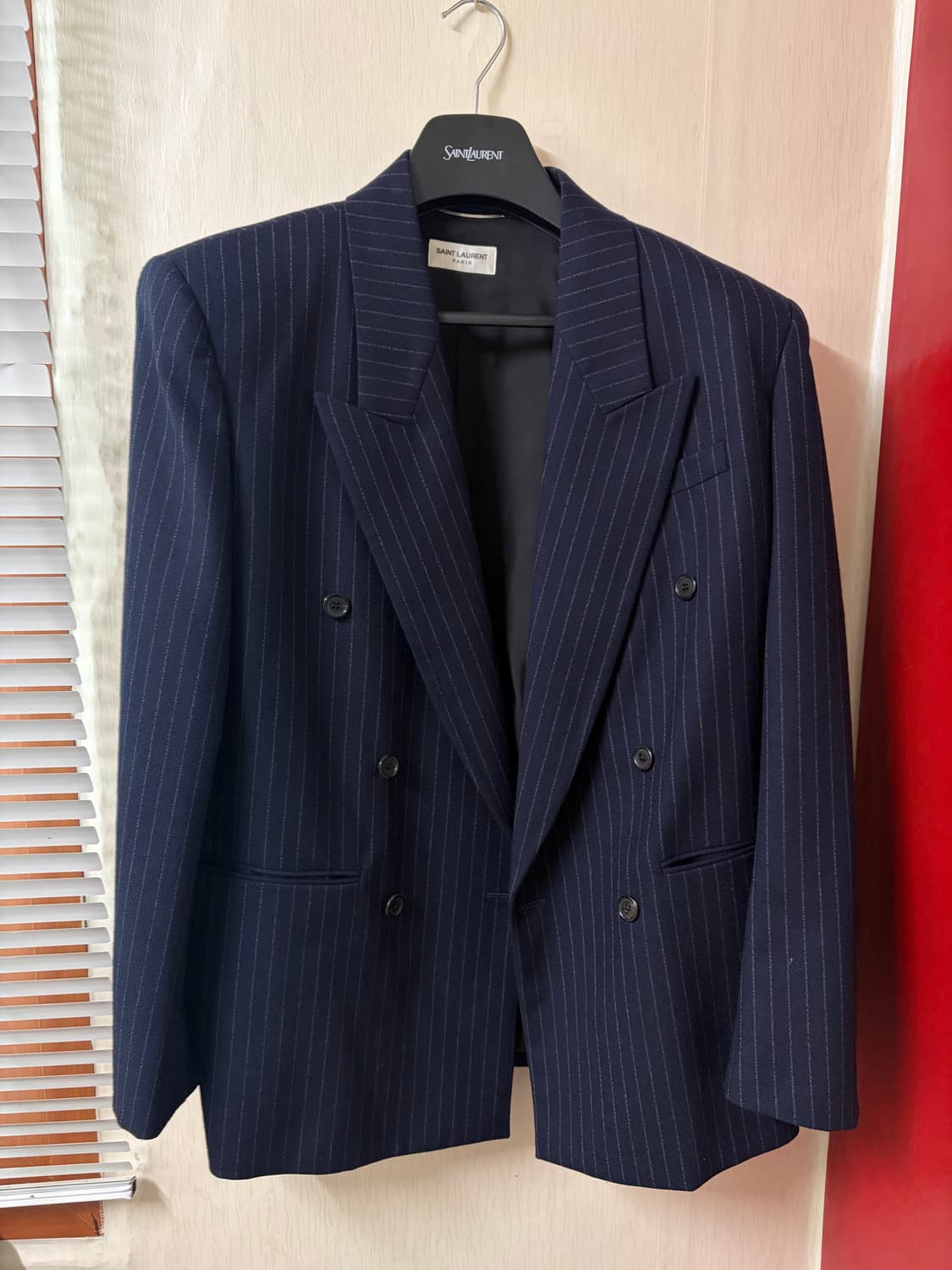 생로랑 / 핀스트라이프 자켓 / 50 상품이미지5