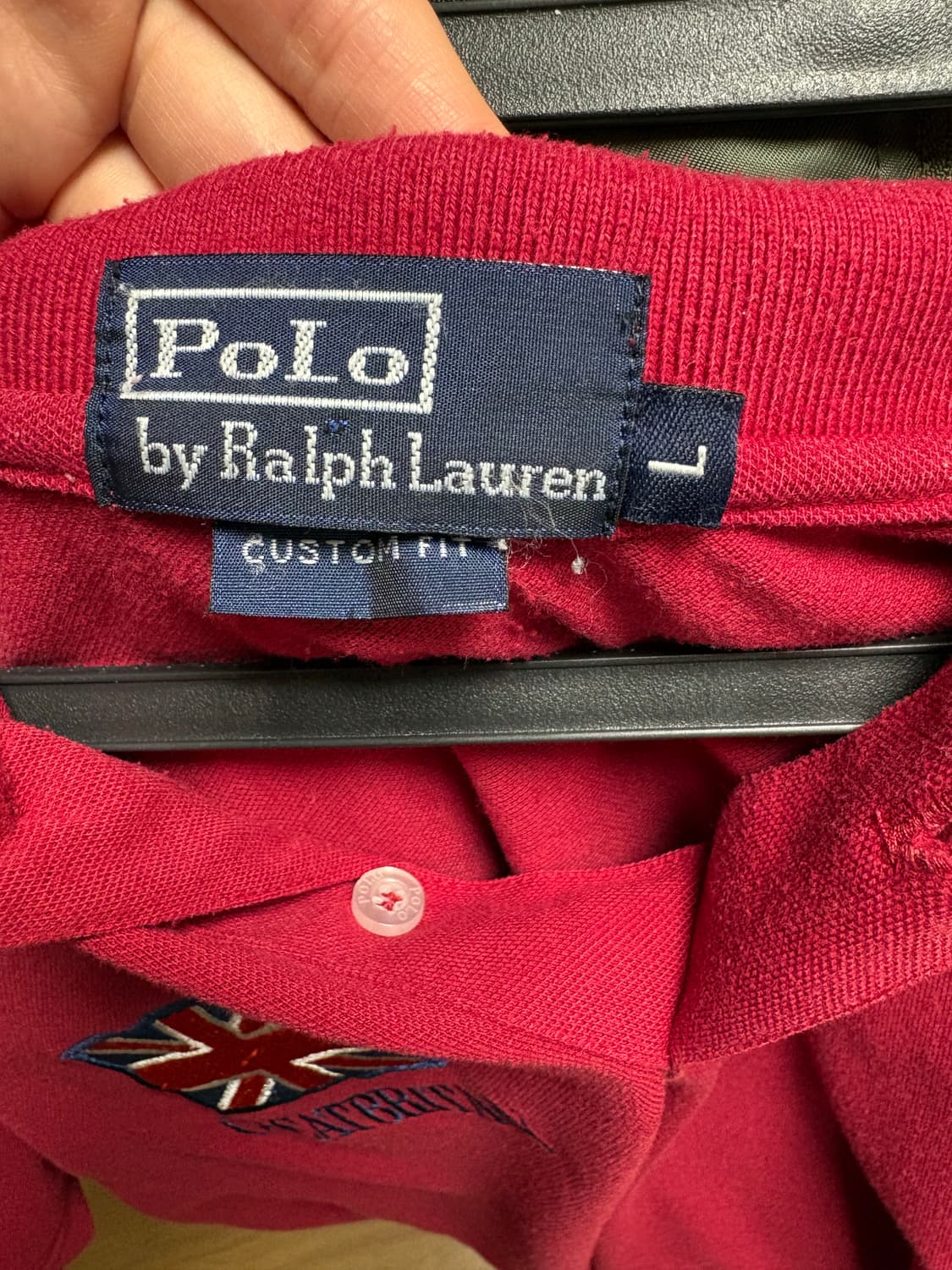 폴로 빈티지 버건디 반팔 상품이미지2