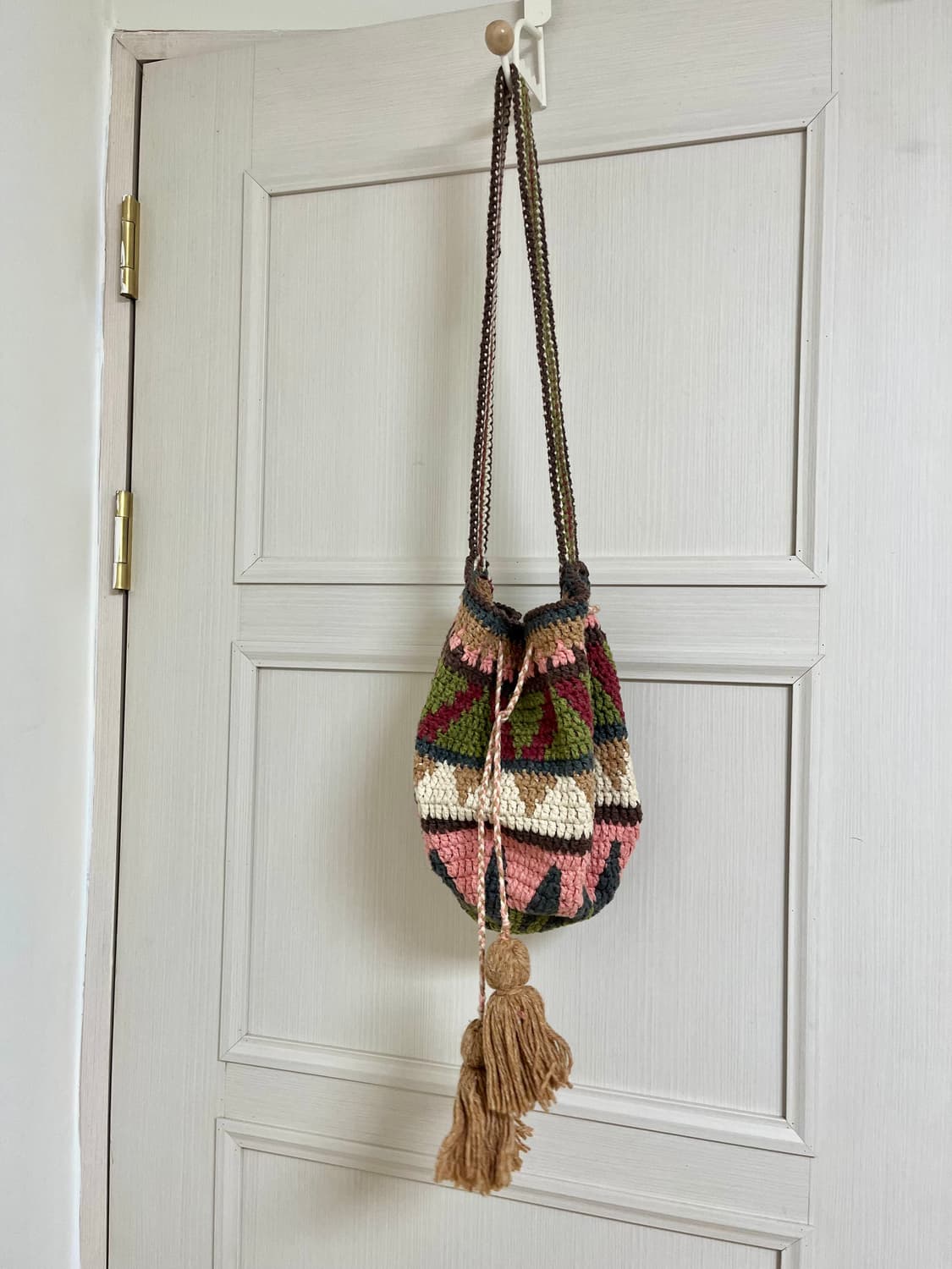 울100 핸드메이드 모칠라백 크로스백 복조리 가방 상품이미지1