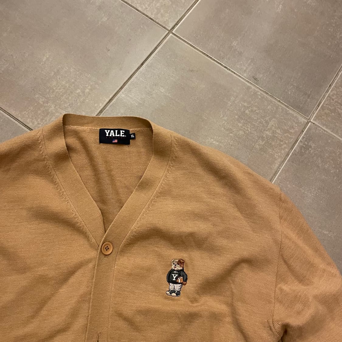 예일 베어 가디건 상품이미지2